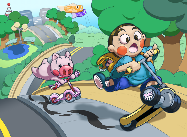 Tokyo Drifting Pig
