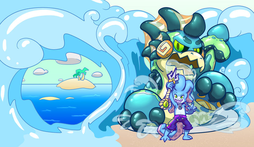 Neptune and Levi, Both Jr.