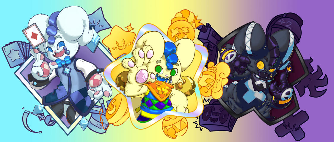 Trouble Trio, All Together Now~!