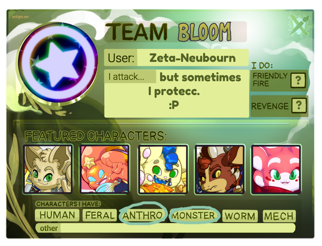 ArtFight ID Card for 2022